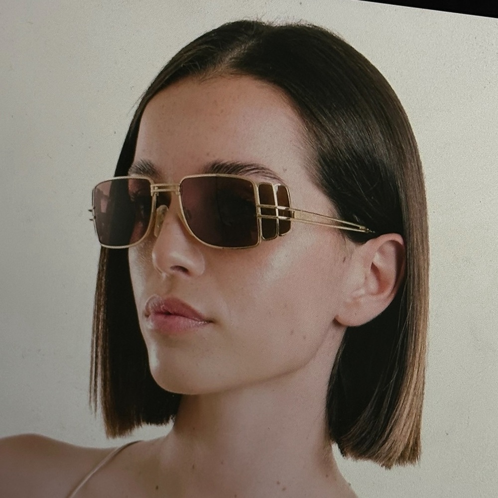 ! Cazal Sunglasses 24k Gold plated NWOT